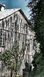 Old house with tree in background