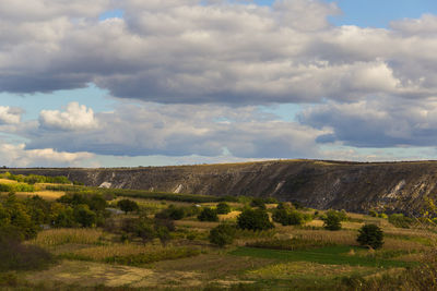 Scenic view of landscape against sky