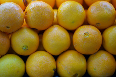 Full frame shot of oranges