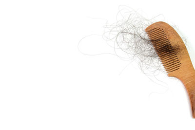 Close-up of decoration on white background