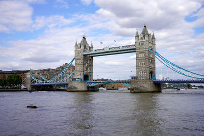 London cityscape with tower bridge, england, united kingdom