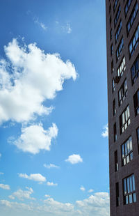 Low angle view of building against sky