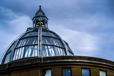 Low angle view of building against sky