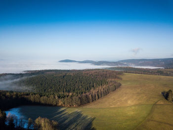 Scenic view of landscape against sky