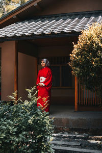 Red kimono