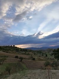 Scenic view of landscape against sky