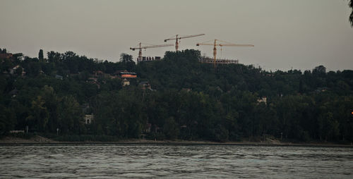 Scenic view of river against sky