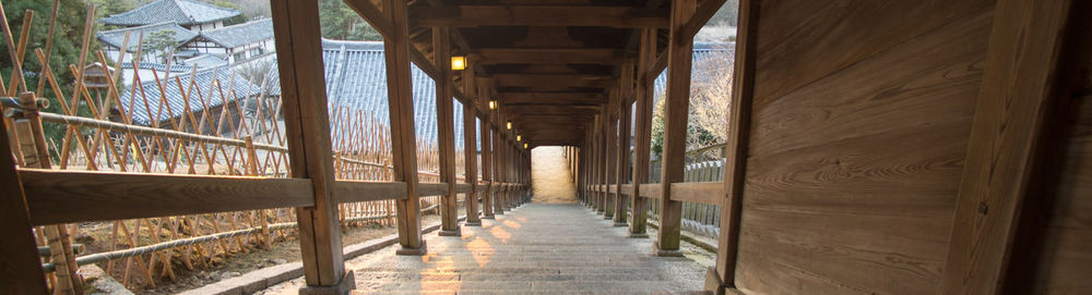 Corridor of building