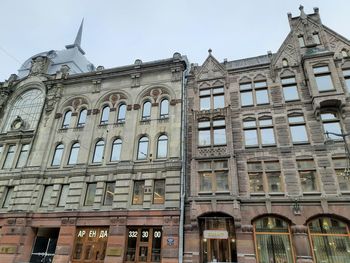 Low angle view of historical building against sky