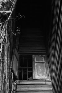 Low angle view of old building