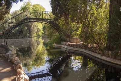 Bridge over lake