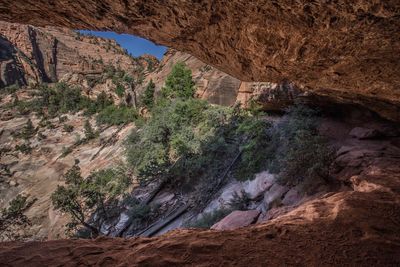 Scenic view of rock formations