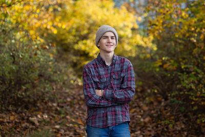 Portrait of a smiling young man