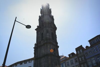 Low angle view of building against sky