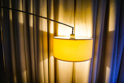 Close-up of illuminated lamp