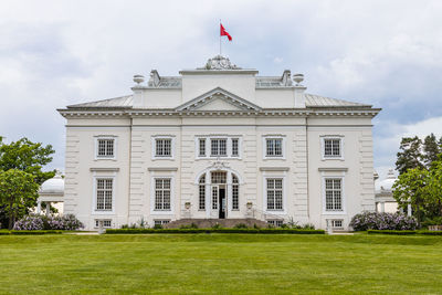 Unique landscape, manor, and park ensemble with impressive style interiors of uzutrakis manor estate