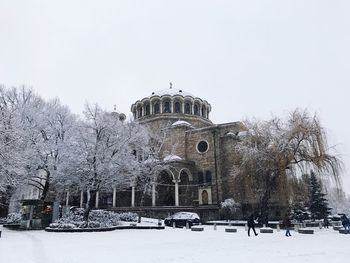 View of building in winter