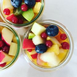 Close-up of strawberries in bowl