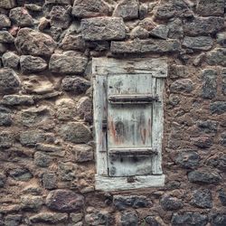 Full frame shot of stone wall