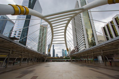 Low angle view of modern building