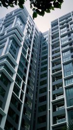 Low angle view of modern building