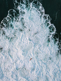 Aerial view of sea