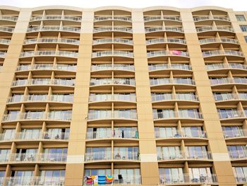 Low angle view of apartment building