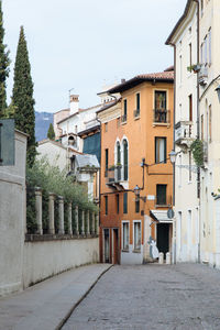 View of residential buildings against sky