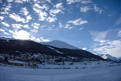 Scenic view of landscape against sky
