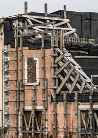 Low angle view of old building