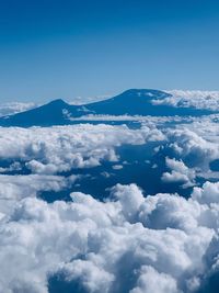 Low angle view of clouds in sky