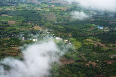 The magical land with clouds 