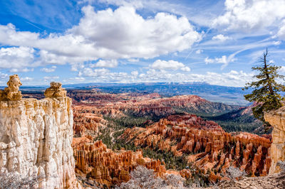 Panoramic view of landscape against sky