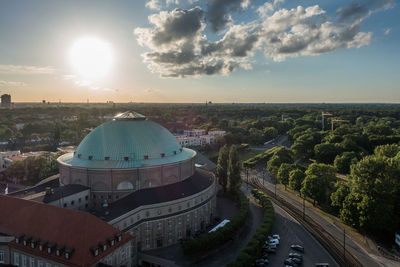 Hannover congress centrum against sky