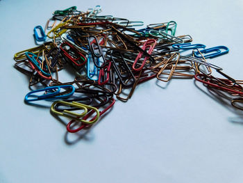 Close-up of multi colored pencils