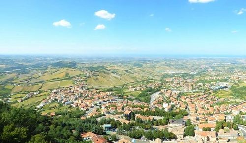 Aerial view of cityscape