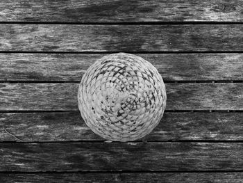 Close-up of ball on table