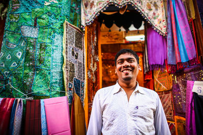 Portrait of a smiling man