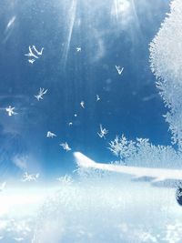 View of snow covered landscape