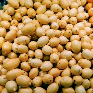 Full frame shot of fruits for sale in market