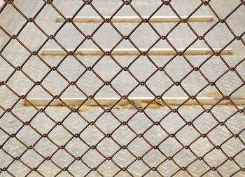 Full frame shot of chainlink fence