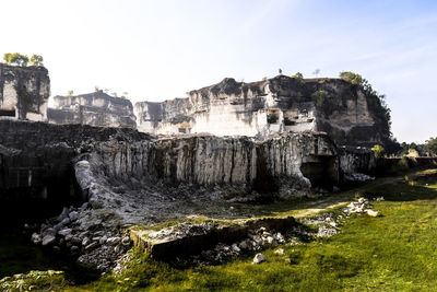 Panoramic view of buildings against sky