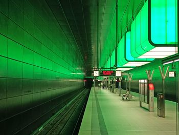 Perspective of st.pauli strain station in hamburg