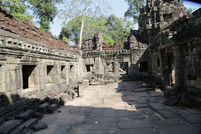 View of old temple building