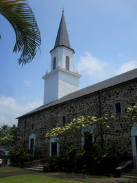 Low angle view of building against sky