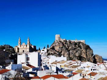 Castle and church of olvera