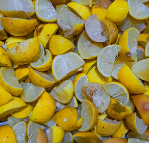 Full frame shot of yellow fruits