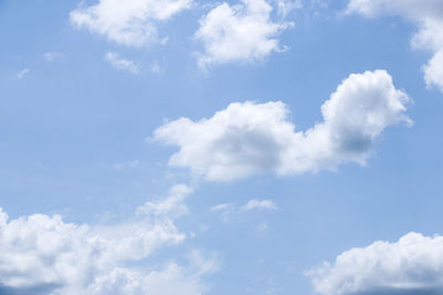 Low angle view of cloudy sky