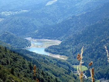High angle view of landscape