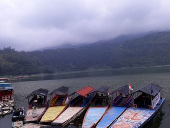 Scenic view of river against sky